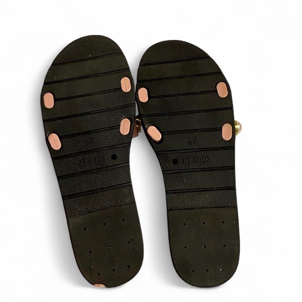 Babe Slides With Embedded Pearls - Picture 6 of 6